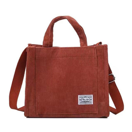 Corduroy Schoudertas – Trendy Dames Crossbodytas