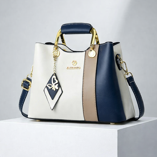 Colorblock Charm Tas – Elegante Dames Handtas