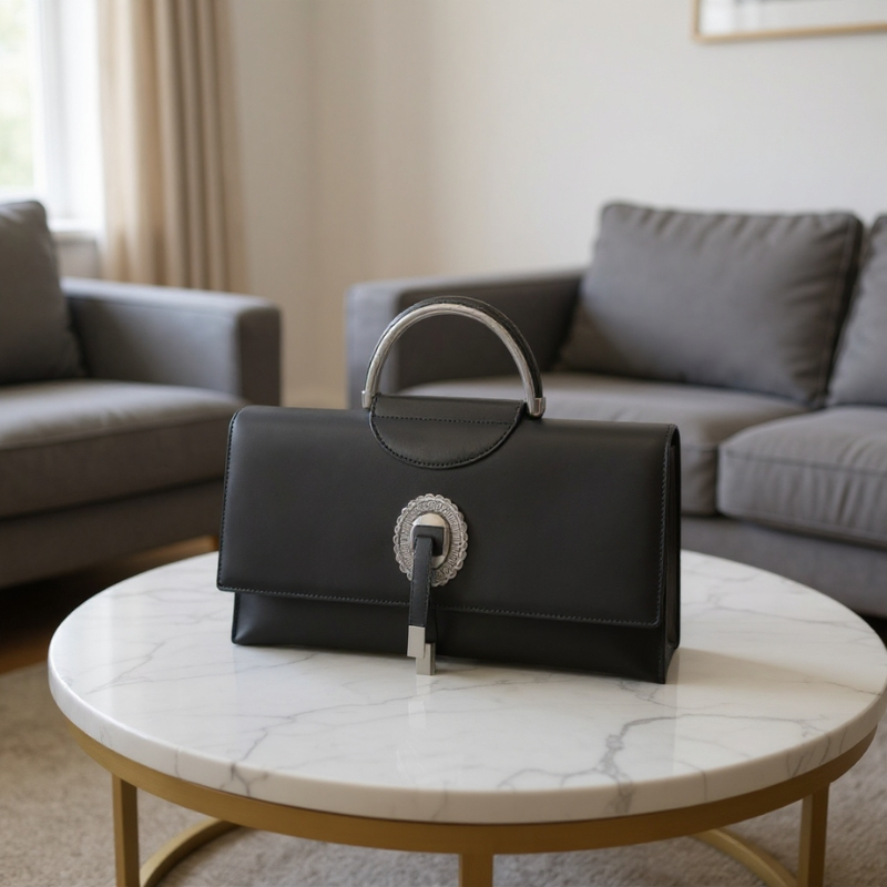Vintage Retro Tas – Klassieke Dames Handtas