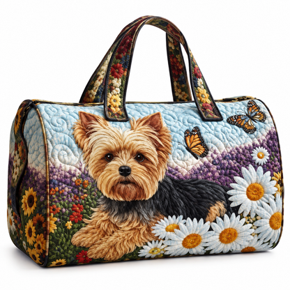 Kleurrijke Dierenprint Tas – Grote Gewatteerde Shopper met Honden
