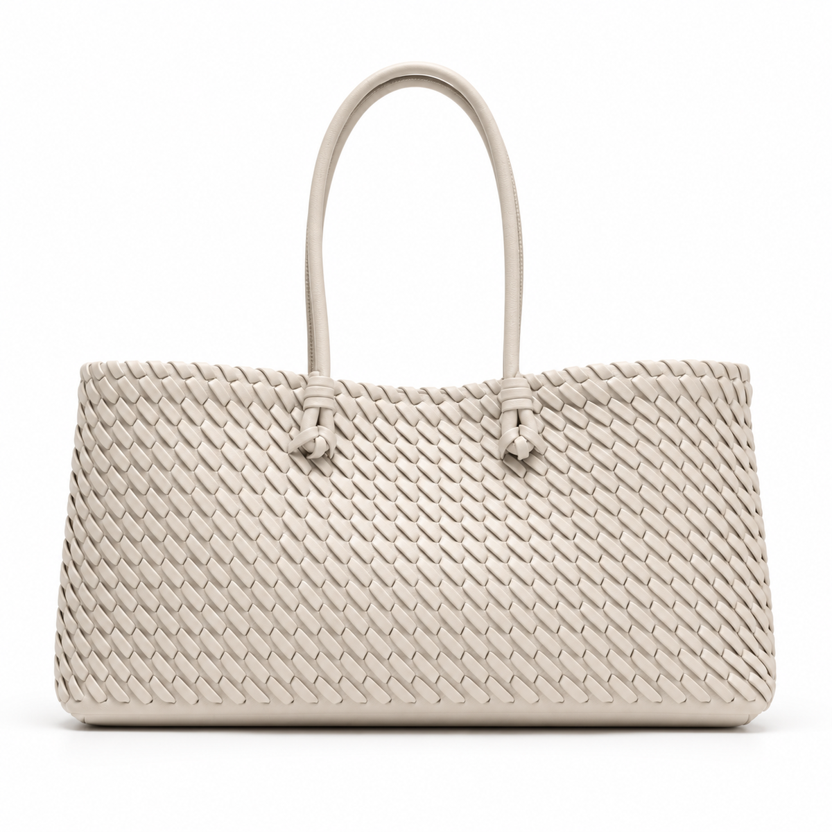 Gevlochten Oversized Tote Tas