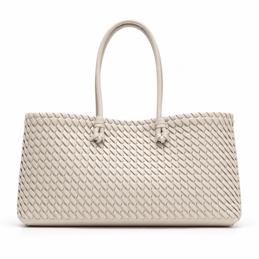 Gevlochten Oversized Tote Tas