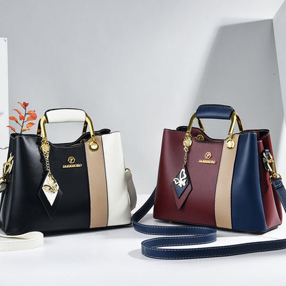 Colorblock Charm Tas – Elegante Dames Handtas