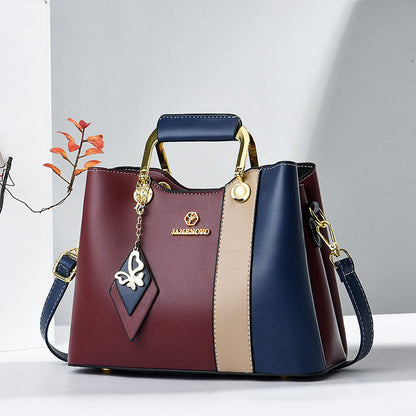 Colorblock Charm Tas – Elegante Dames Handtas