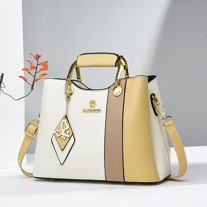 Colorblock Charm Tas – Elegante Dames Handtas