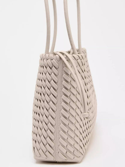Gevlochten Oversized Tote Tas