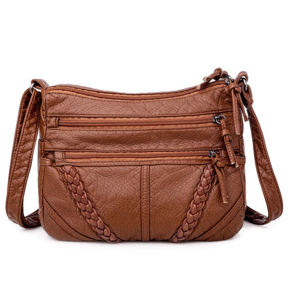 Multi-Pocket Schoudertas – Grote Dames Crossbodytas