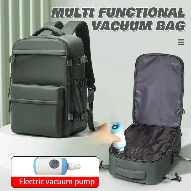 Vacuum Uitbreidbare Reisrugzak – Groot & Waterafstotend