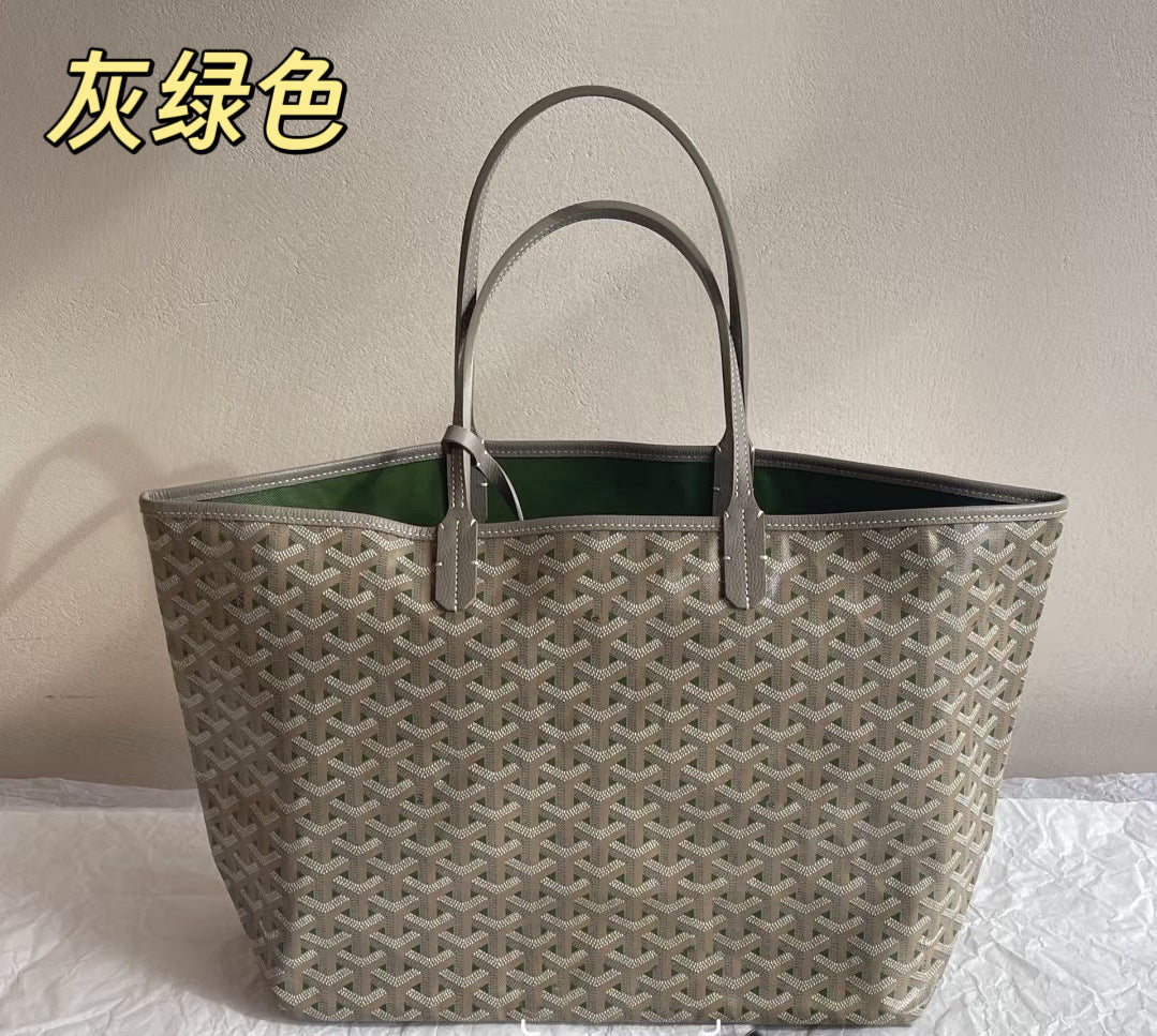 现货全色跨境狗牙新款女包菜篮子单肩托特包单肩字母购物袋手提包