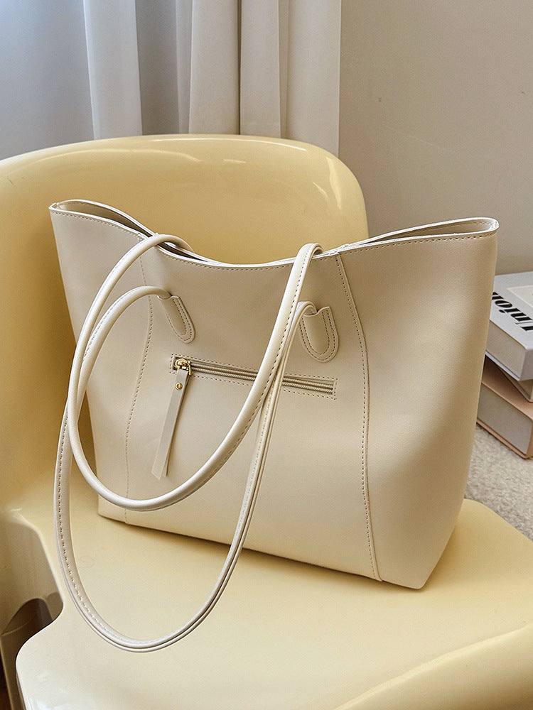 Grote Shopper Tote – Minimalistische Dames Schoudertas