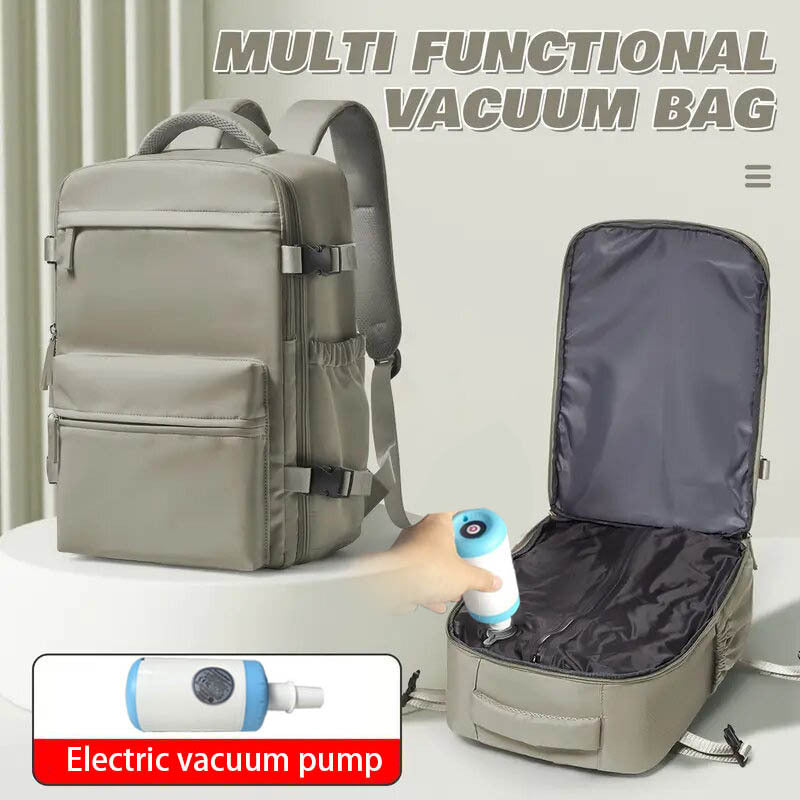 Vacuum Uitbreidbare Reisrugzak – Groot & Waterafstotend