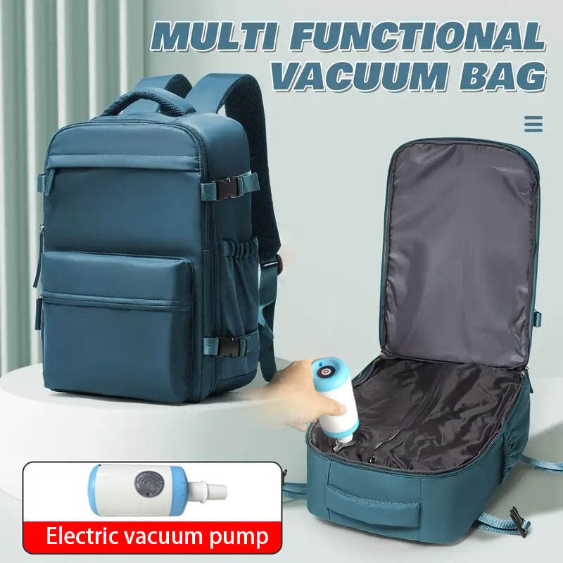 Vacuum Uitbreidbare Reisrugzak – Groot & Waterafstotend