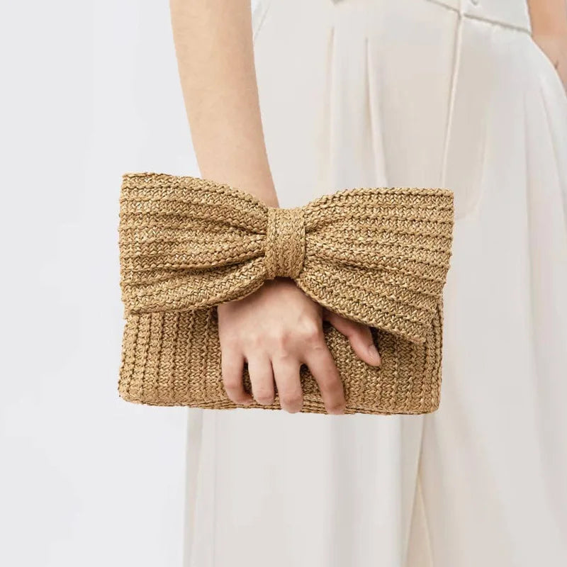 Geweven Strik Tas – Elegante Dames Handtas