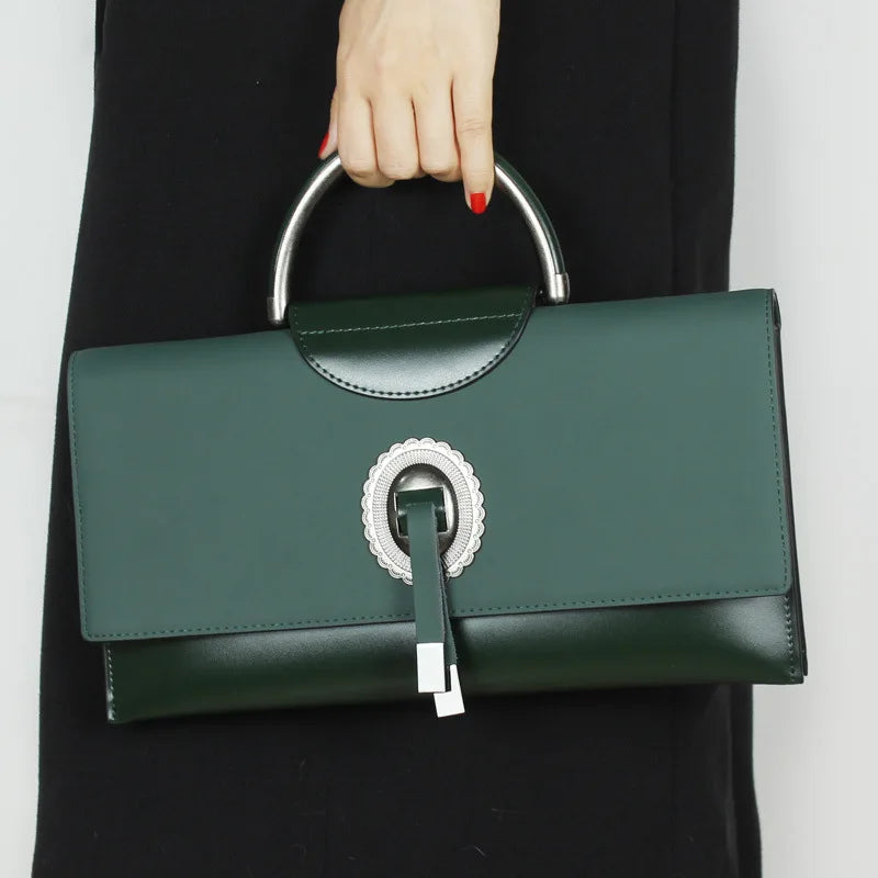 Vintage Retro Tas – Klassieke Dames Handtas