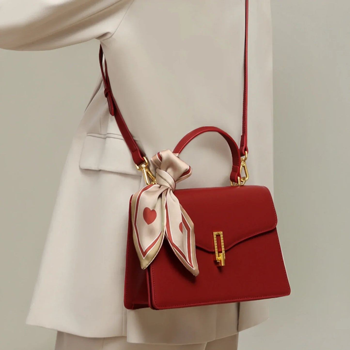 Structuur Crossbodytas – Compacte Dames Tas