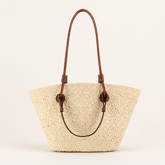 Gevlochten Strandtas – Dames Strandtas
