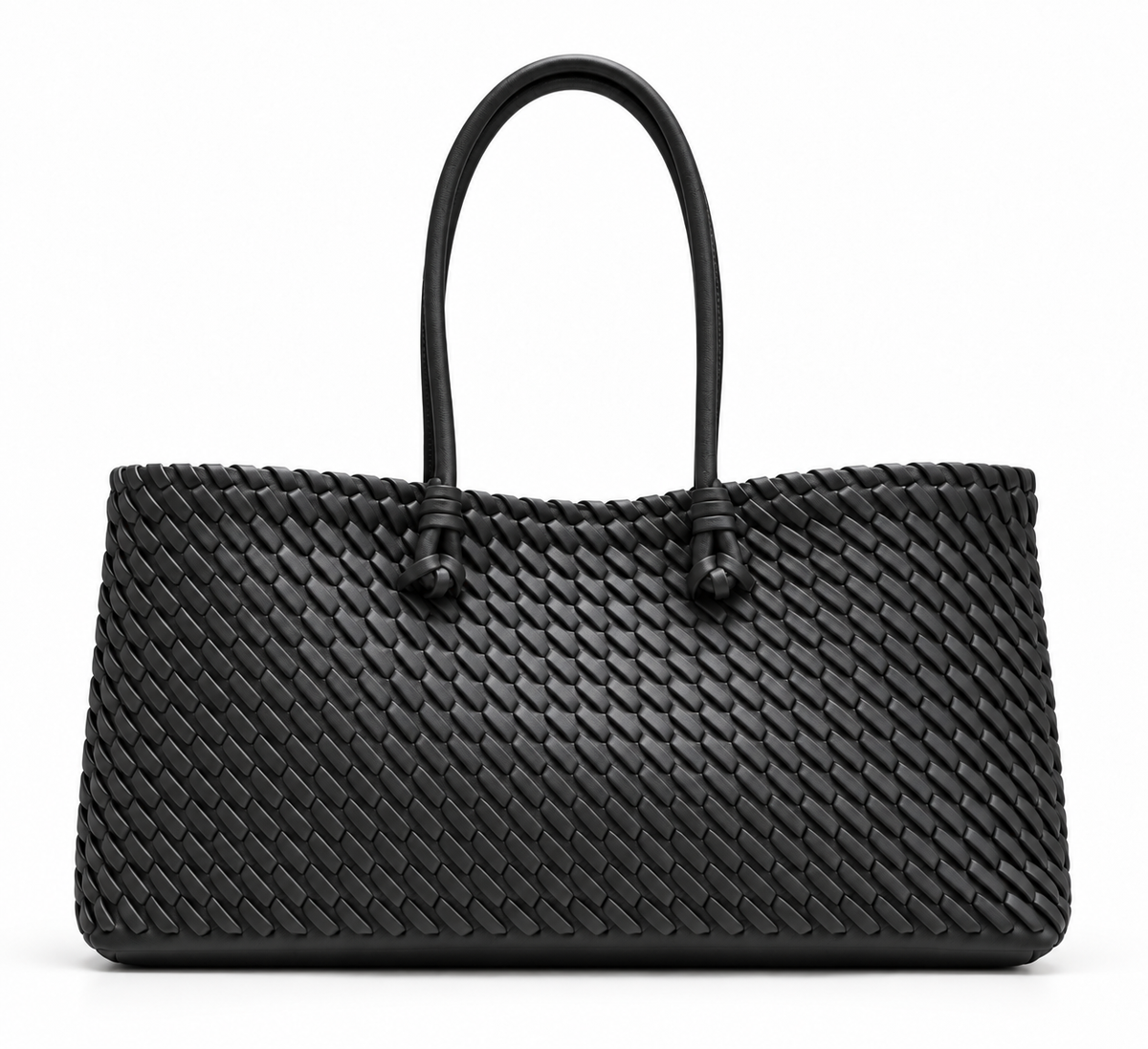 Gevlochten Oversized Tote Tas